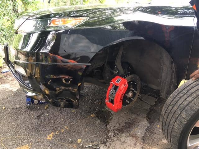 アキュラ/Honda Accord TL UA8 UA9 (09~up)用 CEIKA カスタムビッグブレーキキット - ceikaperformance