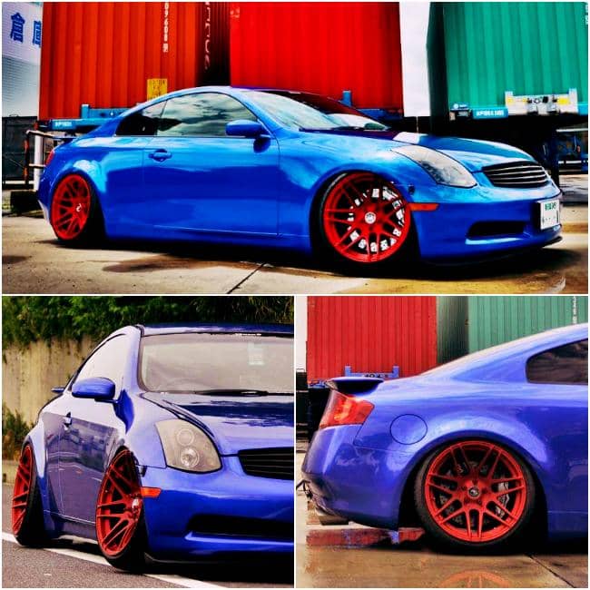インフィニティ V35 Coupe (02~up)用 CEIKA カスタムビッグブレーキキット - ceikaperformance
