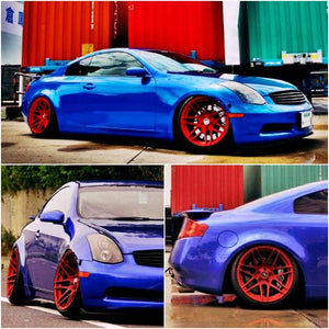 インフィニティ V35 Coupe (02~up)用 CEIKA カスタムビッグブレーキキット - ceikaperformance