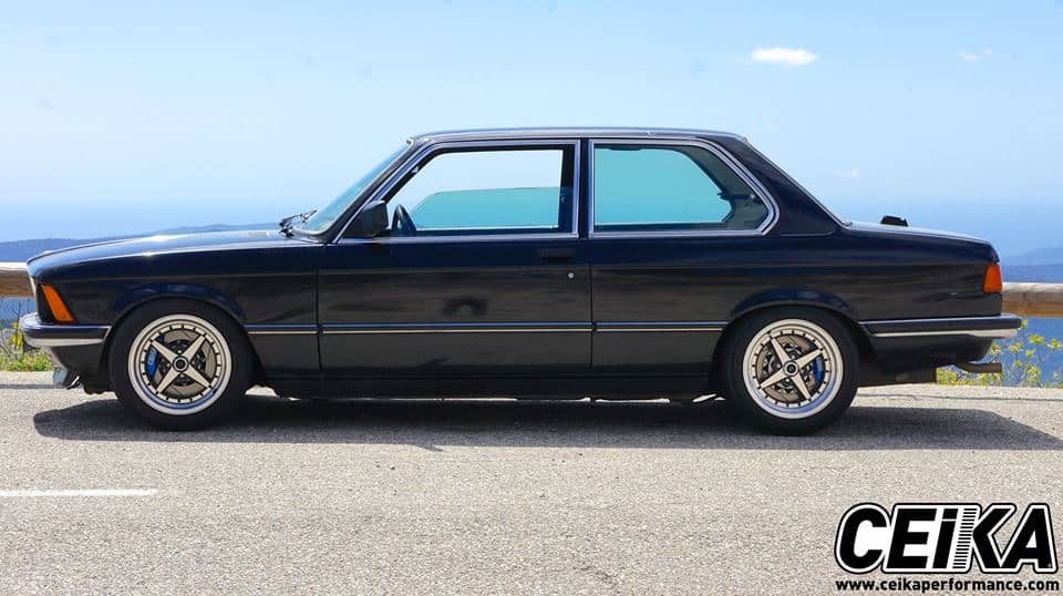 BMW 3 Series E21 4 cyl rear drum to disc conversion (75~83)用 CEIKA カスタムビッグブレーキキット