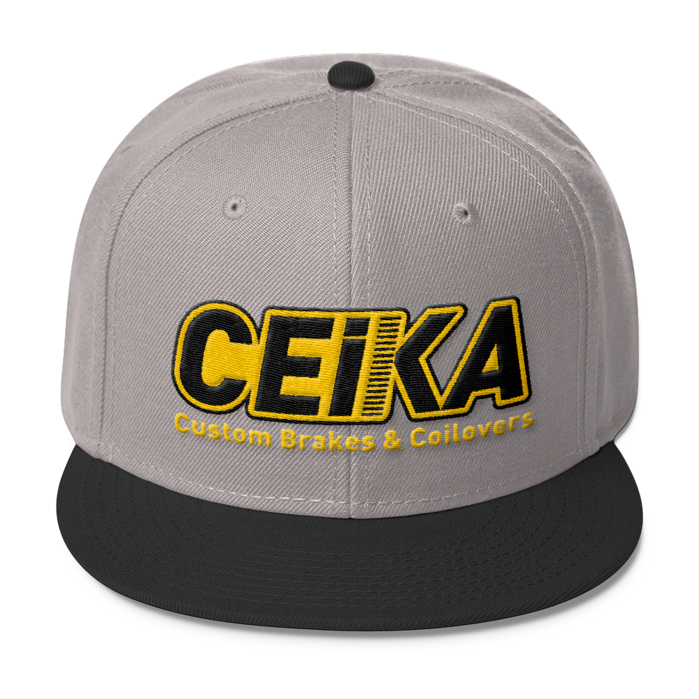 CEIKA by Otto ウールブレンドスナップバック ゴールドロゴ