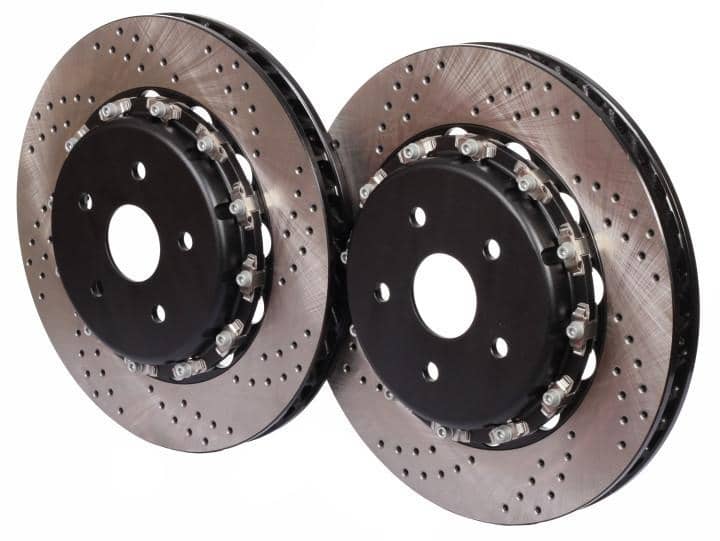 トヨタ Land Cruiser Prado (07~13)用 CEIKA 2ピース 338x32mm フロントディスク／ローター OEM交換用 - ceikaperformance